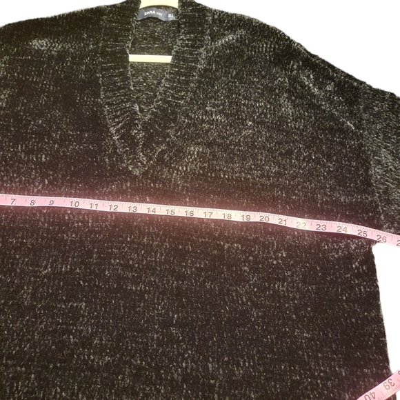 Zara oversized black knit sweater - Picture 3 of 7